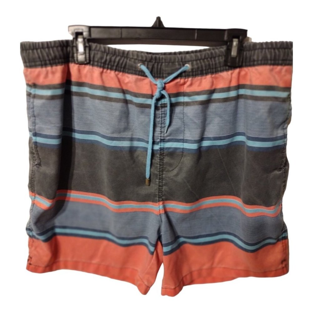 Ingear Swim Trunks Men's Stripes XXL Lined Shorts Swimming 2XL